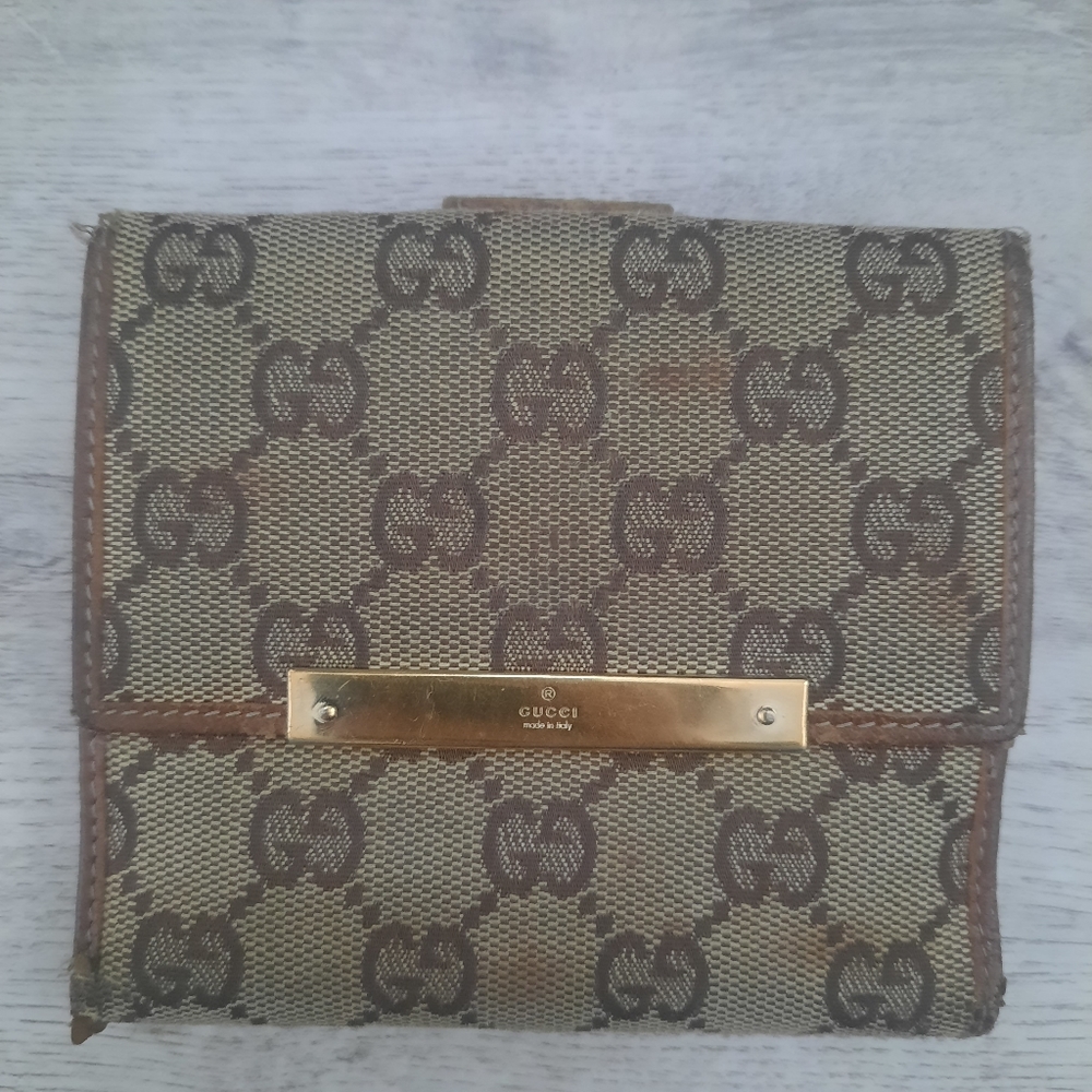 Gucci Monogram Wallet - image 1